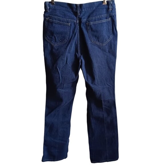 Womens JEANS 30x33 True Vtg 80s HIGH WAIST RAW DENIM STRAIGHT MOM PERFECTO - Picture 1 of 6